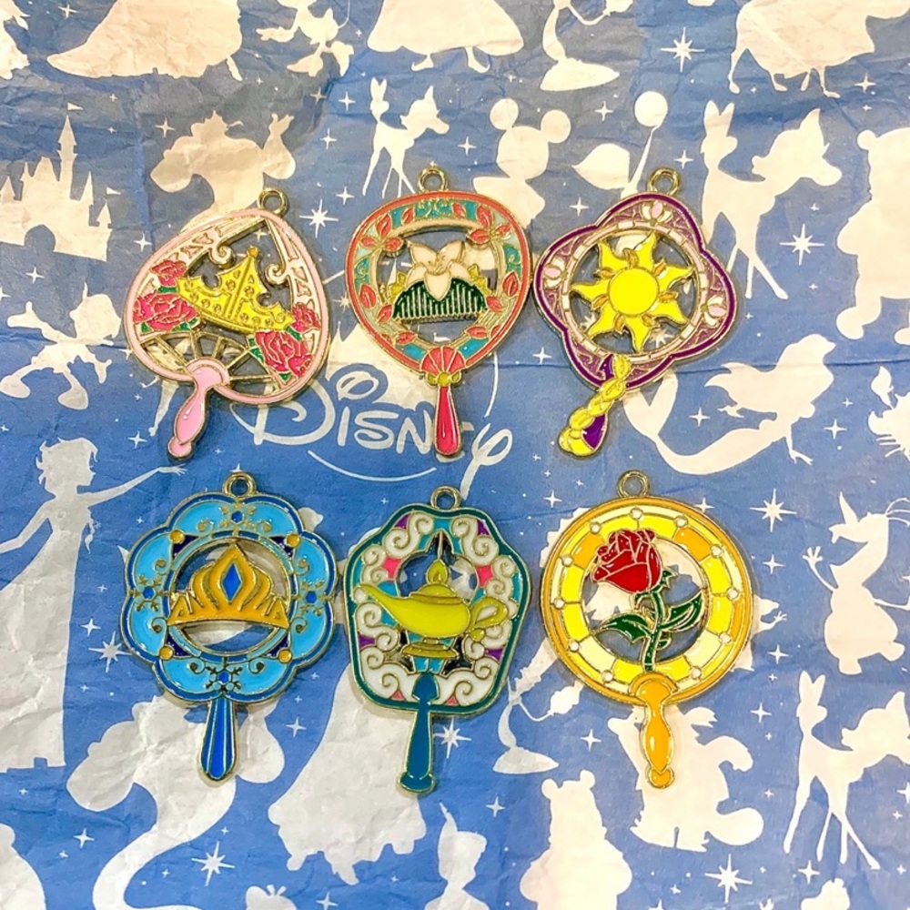 6 New Disney Princess Inspired charms for crafting